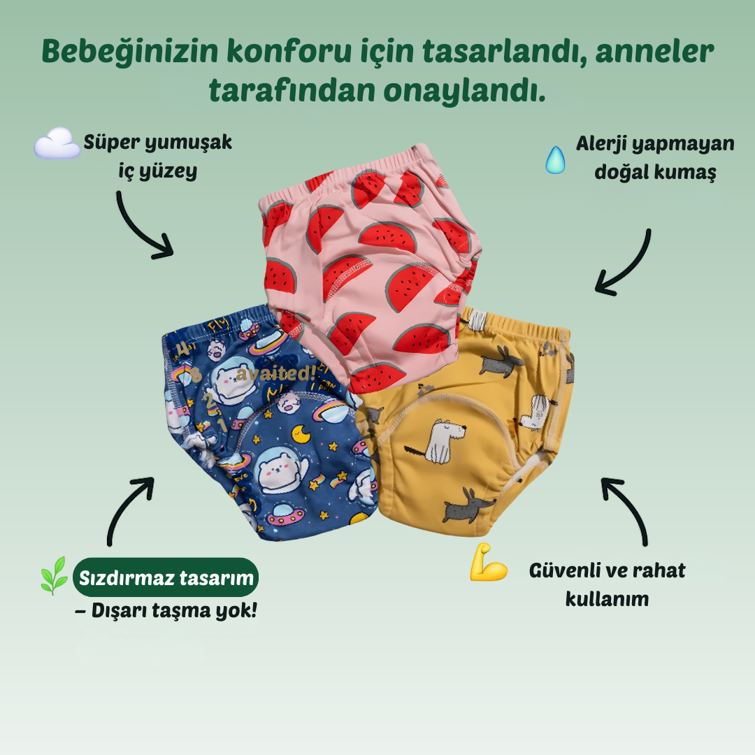 MiniTuvalet® Bez Bırakma Külotu