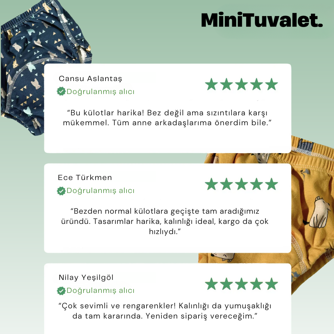 MiniTuvalet® Bez Bırakma Külotu